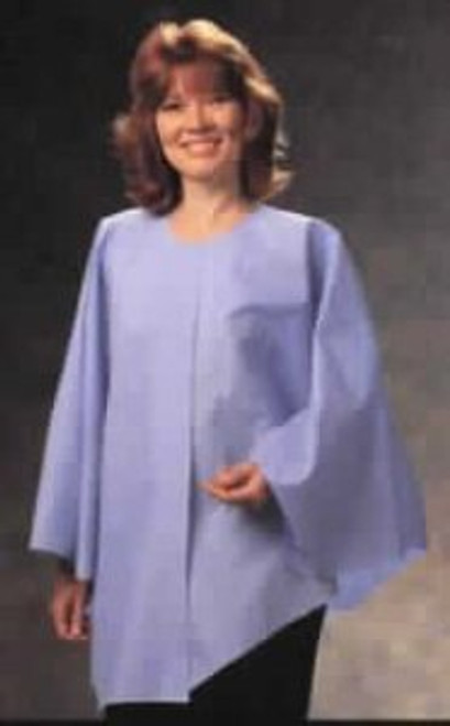Graham Medical Products 15568 - Exam Cape Blue One Size Fits Most Front / Back Opening Without Closure Unisex Disposable Graham Medical Products 15568 - Exam Cape Blue One Size Fits Most Front / Back Opening Without Closure Unisex Disposable