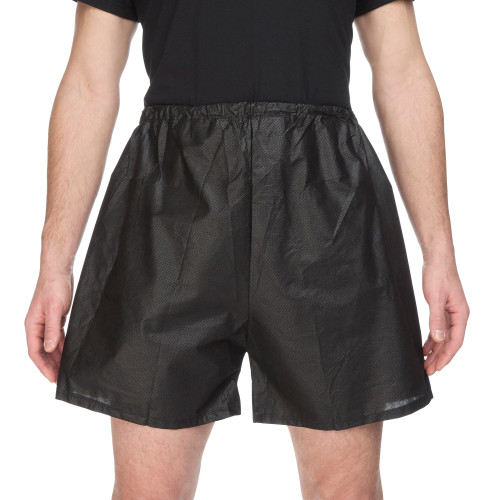 Dukal Corp 900532 - Exam Shorts Reflections™ Large / X-Large Black Spunbond Polypropylene Adult Disposable Dukal Corp 900532 - Exam Shorts Reflections™ Large / X-Large Black Spunbond Polypropylene Adult Disposable