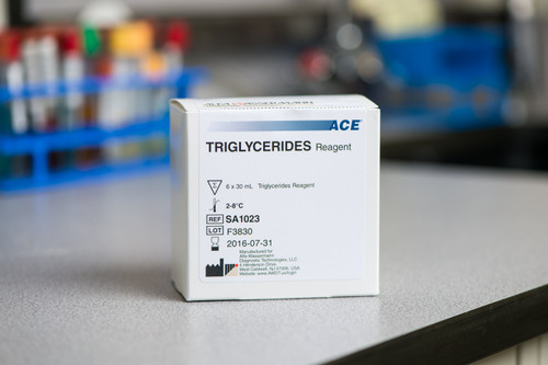 Alfa Wassermann SA1023 - General Chemistry Reagent ACE® Triglycerides For ACE and ACE Alera Analyzers 800 Tests Alfa Wassermann SA1023 - General Chemistry Reagent ACE® Triglycerides For ACE and ACE Alera Analyzers 800 Tests