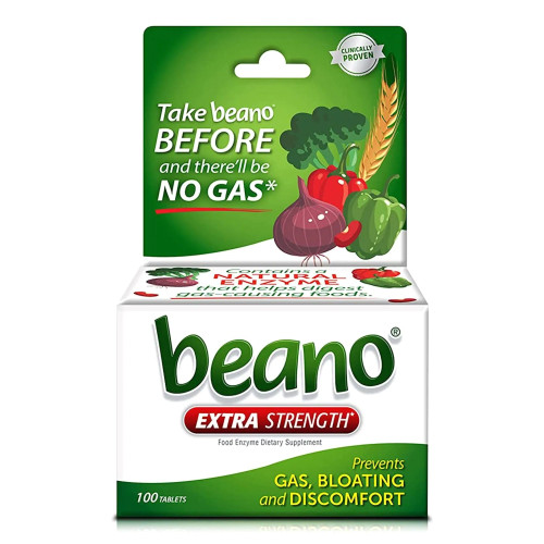 Medtech Laboratories 04203710300 - Gas Relief Beano® 400 GALU Strength Tablet 100 per Bottle Medtech Laboratories 04203710300 - Gas Relief Beano® 400 GALU Strength Tablet 100 per Bottle