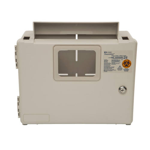 Cardinal Health 85161H - Sharps Container Cabinet / Wall Enclosure Monoject™ ABS Plastic Wall Mount Locking Cardinal Health 85161H - Sharps Container Cabinet / Wall Enclosure Monoject™ ABS Plastic Wall Mount Locking