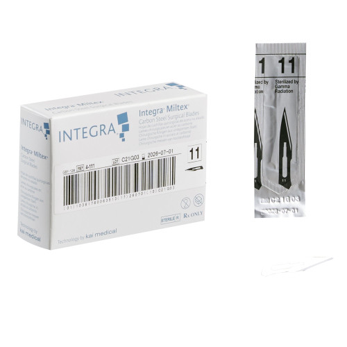 Integra Lifesciences 4-111 - Surgical Blade Miltex® Carbon Steel No. 11 Sterile Integra Lifesciences 4-111 - Surgical Blade Miltex® Carbon Steel No. 11 Sterile