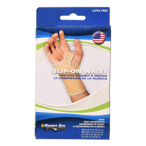 Scott Specialties Cmo Inc 1361 BEI MD - Wrist Support Cotton / Elastic Left or Right Hand Beige Medium