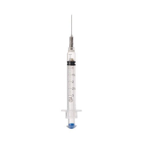 Retractable Technologies 10161 - Safety Tuberculin Syringe with Needle VanishPoint® 1 mL 1 Inch 25 Gauge Retractable Safety Needle Regular Wall Retractable Technologies 10161 - Safety Tuberculin Syringe with Needle VanishPoint® 1 mL 1 Inch 25 Gauge Retractable Safety Needle Regular Wall
