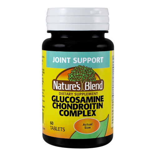 National Distribution & Contracting Inc 54629078756 - Joint Health Supplement Nature's Blend Glucosamine Sulfate / Chondroitin Sulfate 250 mg - 200 mg Strength Capsule 60 per Bottle