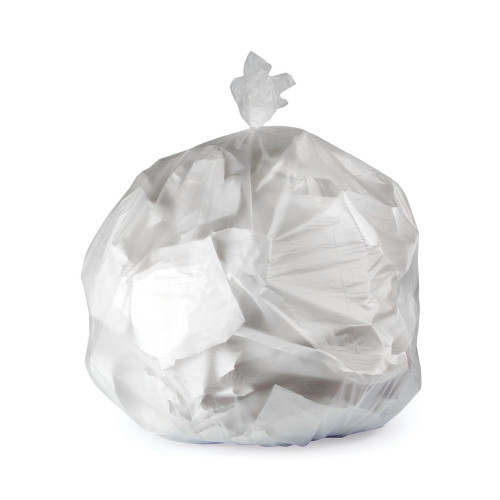 RJ Schinner Co HERH8046TC - Trash Bag Heritage™ Super Tuf 45 gal. Clear LLDPE 0.90 mil 40 X 46 Inch Star Seal Bottom Flat Pack RJ Schinner Co HERH8046TC - Trash Bag Heritage™ Super Tuf 45 gal. Clear LLDPE 0.90 mil 40 X 46 Inch Star Seal Bottom Flat Pack