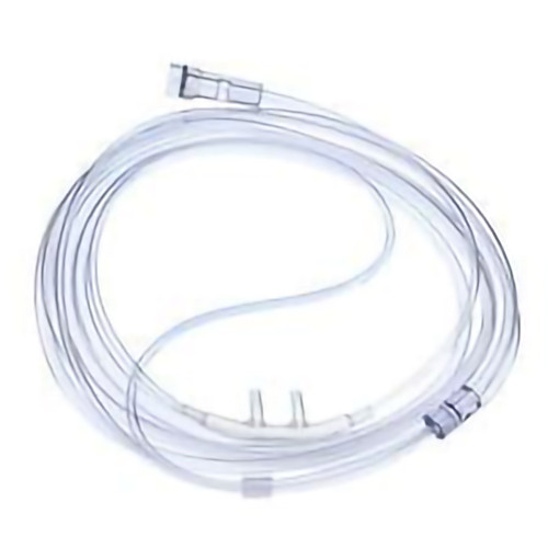 Medline HUD1824 - Nasal Cannula Softech® Adult Straight Prong / Flared Tip 25 Foot O2 Line
