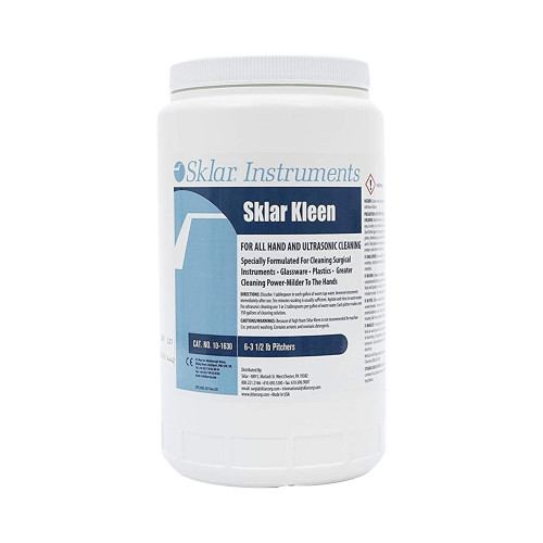 Sklar 10-1630 - Instrument Detergent Sklar Kleen™ Powder 3.5 lbs. Container Mild Scent Sklar 10-1630 - Instrument Detergent Sklar Kleen™ Powder 3.5 lbs. Container Mild Scent