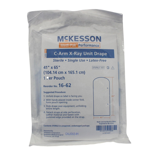 McKesson 16-62 - Mobile X-Ray Drape McKesson 41 X 65 Inch For X-Ray or C-Arm Image Intensifiers
