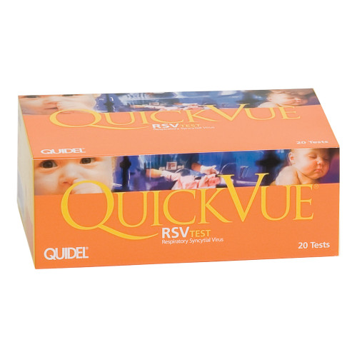Quidel 20193 - Respiratory Test Kit QuickVue® Respiratory Syncytial Virus Test (RSV) 20 Tests CLIA Waived Quidel 20193 - Respiratory Test Kit QuickVue® Respiratory Syncytial Virus Test (RSV) 20 Tests CLIA Waived