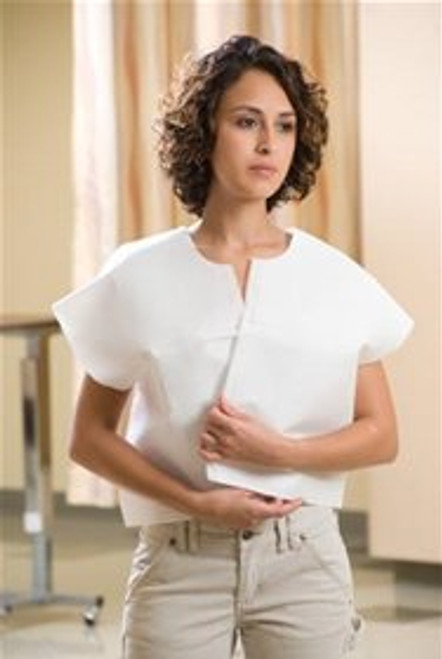 Graham Medical Products 44504 - Exam Cape White One Size Fits Most Front / Back Opening Without Closure Unisex Disposable Graham Medical Products 44504 - Exam Cape White One Size Fits Most Front / Back Opening Without Closure Unisex Disposable