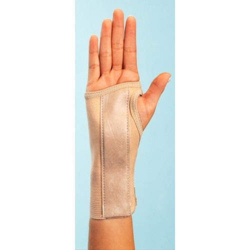 DJO Global 79-87075 - Wrist Brace ProCare® Low Profile / Contoured / Wraparound Aluminum / Cotton / Elastic Right Hand Beige Medium DJO Global 79-87075 - Wrist Brace ProCare® Low Profile / Contoured / Wraparound Aluminum / Cotton / Elastic Right Hand Beige Medium