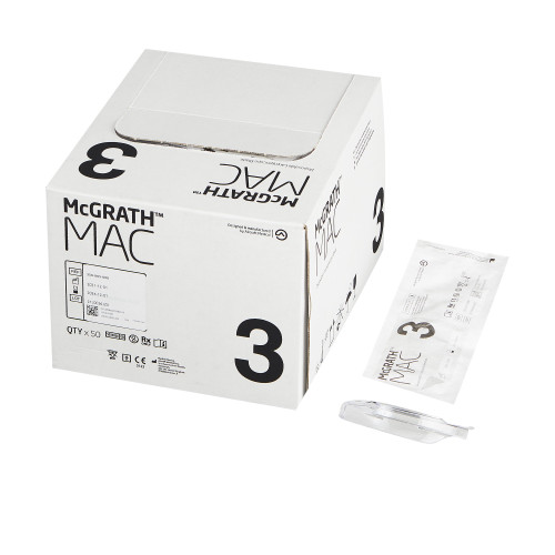 Medtronic MITG 350-005-000 - Video Laryngoscope Blade McGRATH™ Macintosh Type LED Light Adult Sterile Medtronic MITG 350-005-000 - Video Laryngoscope Blade McGRATH™ Macintosh Type LED Light Adult Sterile