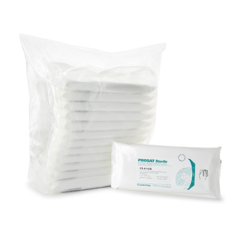 Contec Inc PS-911EB - Surface Disinfectant Cleaner PROSAT® Sterile™ Premoistened Cleanroom Manual Pull Wipe 30 Count Pouch Alcohol Scent Sterile Contec Inc PS-911EB - Surface Disinfectant Cleaner PROSAT® Sterile™ Premoistened Cleanroom Manual Pull Wipe 30 Count Pouch Alcohol Scent Sterile