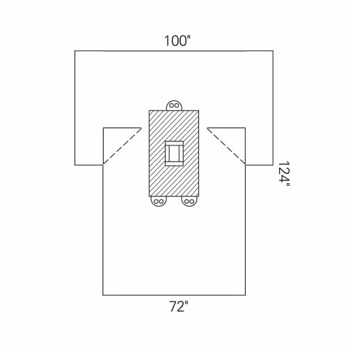O&M Halyard Inc 89228 - Abdominal Drape Laparotomy Drape 100 W X 72 W X 124 L Inch Sterile
