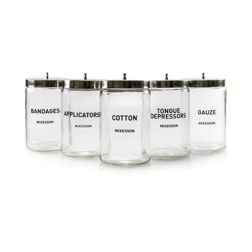 McKesson 63-4010 - Sundry Jar McKesson 4-1/4 X 7 Inch Glass Clear McKesson 63-4010 - Sundry Jar McKesson 4-1/4 X 7 Inch Glass Clear