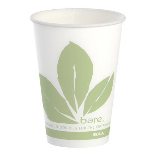 RJ Schinner Co R7BB-JD110 - Drinking Cup Bare® Eco-Forward® 7 oz. Leaf Print Wax Coated Paper Disposable RJ Schinner Co R7BB-JD110 - Drinking Cup Bare® Eco-Forward® 7 oz. Leaf Print Wax Coated Paper Disposable