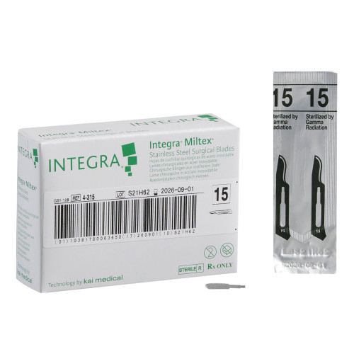 Integra Lifesciences 4-315 - Surgical Blade Miltex® Stainless Steel No. 15 Sterile