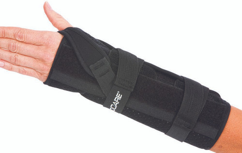 DJO Global 79-87510 - Wrist / Forearm Brace ProCare® Quick-Fit® Aluminum / Foam / Nylon Left Hand Black One Size Fits Most DJO Global 79-87510 - Wrist / Forearm Brace ProCare® Quick-Fit® Aluminum / Foam / Nylon Left Hand Black One Size Fits Most