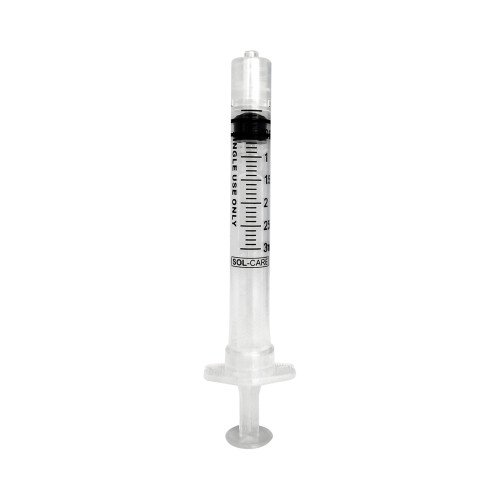 Sol-Millennium Medical 120006IM - General Purpose Syringe Sol-Care™ 3 mL Luer Lock Tip Retractable Safety Sol-Millennium Medical 120006IM - General Purpose Syringe Sol-Care™ 3 mL Luer Lock Tip Retractable Safety
