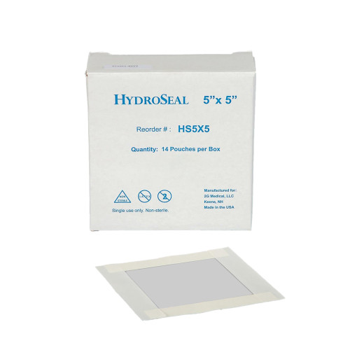 2G Medical LLC HS5X5 - IV Site Barrier Protector HydroSeal 5 X 5 Inch Square NonSterile