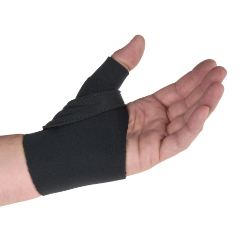 Performance Health 081235050 - Thumb CMC Restriction Splint Comfort Cool® Adult Medium Wrap Around Strap Right Hand Black