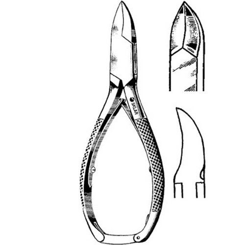 Sklar 97-1055 - Nail Nipper Concave Jaw 5-1/2 Inch Length German Stainless Steel Sklar 97-1055 - Nail Nipper Concave Jaw 5-1/2 Inch Length German Stainless Steel