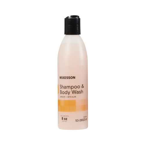 McKesson 53-28023-8 - Shampoo and Body Wash McKesson 8 oz. Flip Top Bottle Apricot Scent McKesson 53-28023-8 - Shampoo and Body Wash McKesson 8 oz. Flip Top Bottle Apricot Scent