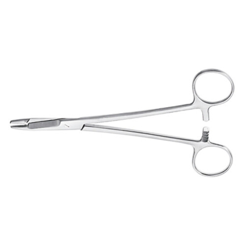 McKesson 43-1-877 - Needle Holder McKesson Argent™ Olsen-Hegar 6-1/2 Inch Length Serrated Jaws Finger Ring Handle McKesson 43-1-877 - Needle Holder McKesson Argent™ Olsen-Hegar 6-1/2 Inch Length Serrated Jaws Finger Ring Handle