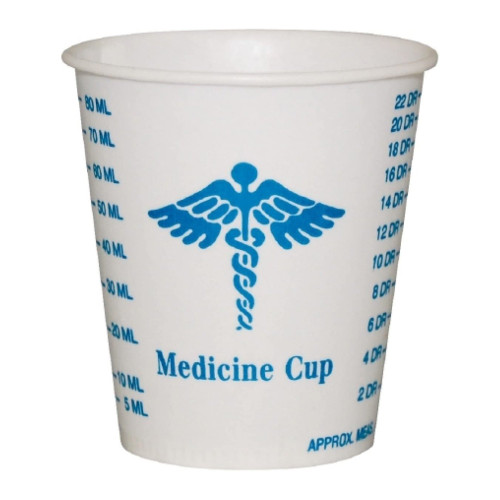 RJ Schinner Co R3-43107 - Medicine Cup Solo® 3 oz. Medical Print Wax Coated Paper Disposable NonSterile RJ Schinner Co R3-43107 - Medicine Cup Solo® 3 oz. Medical Print Wax Coated Paper Disposable NonSterile