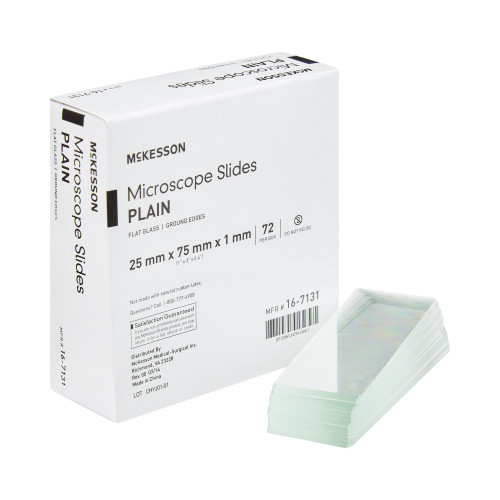 McKesson 16-7131 - Microscope Slide McKesson 1 X 3 Inch X 1 mm Plain McKesson 16-7131 - Microscope Slide McKesson 1 X 3 Inch X 1 mm Plain