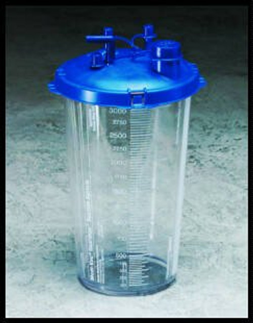 Cardinal Health 65651-220 - Rigid Suction Canister Medi-Vac® Guardian™ 2000 mL Sealing Lid Cardinal Health 65651-220 - Rigid Suction Canister Medi-Vac® Guardian™ 2000 mL Sealing Lid