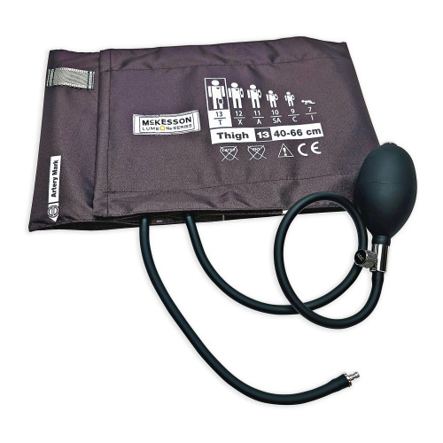 McKesson 01-865-13TBRGM - Reusable Blood Pressure Cuff and Bulb McKesson LUMEON™ 40 to 66 cm Leg Nylon Cuff Thigh Cuff McKesson 01-865-13TBRGM - Reusable Blood Pressure Cuff and Bulb McKesson LUMEON™ 40 to 66 cm Leg Nylon Cuff Thigh Cuff