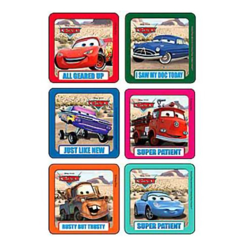Medibadge 2586P - Kids Love Stickers® 90 per Pack Disney Cars - Super Patient Sticker 2-1/2 Inch