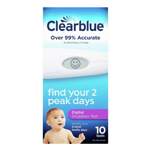 Procter & Gamble 63347260076 - Reproductive Health Test Kit Clearblue® Digital Ovulation Test 10 Tests CLIA Waived Procter & Gamble 63347260076 - Reproductive Health Test Kit Clearblue® Digital Ovulation Test 10 Tests CLIA Waived