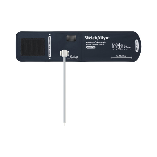 Welch Allyn REUSE-11-1HP - Reusable Blood Pressure Cuff FlexiPort® 25 to 34 cm Arm Nylon Cuff Adult Cuff Welch Allyn REUSE-11-1HP - Reusable Blood Pressure Cuff FlexiPort® 25 to 34 cm Arm Nylon Cuff Adult Cuff