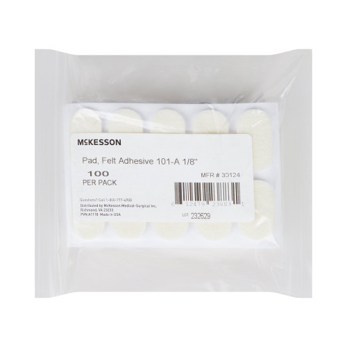 McKesson 30124 - Protective Pad McKesson Pedi-Pad Size 101-A Adhesive Foot