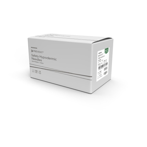 McKesson 102-N211S3 - Safety Hypodermic Needle McKesson Prevent® 1 Inch Length 21 Gauge Ultra Thin Wall Hinged Safety Needle McKesson 102-N211S3 - Safety Hypodermic Needle McKesson Prevent® 1 Inch Length 21 Gauge Ultra Thin Wall Hinged Safety Needle