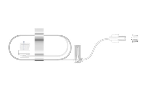 EMED Technologies SUB-109-G24 - Subcutaneous Infusion Set Sub-Q 24 Gauge 9 mm 36 Inch Tubing Without Port EMED Technologies SUB-109-G24 - Subcutaneous Infusion Set Sub-Q 24 Gauge 9 mm 36 Inch Tubing Without Port