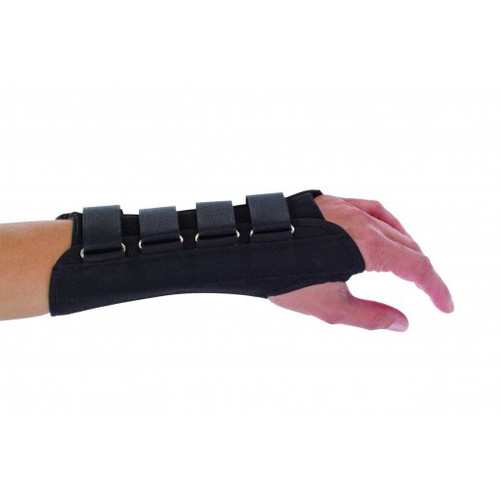 DJO Global 79-87005 - Wrist Support ProCare® Aluminum / Cotton / Flannel / Suede Right Hand Black Medium DJO Global 79-87005 - Wrist Support ProCare® Aluminum / Cotton / Flannel / Suede Right Hand Black Medium