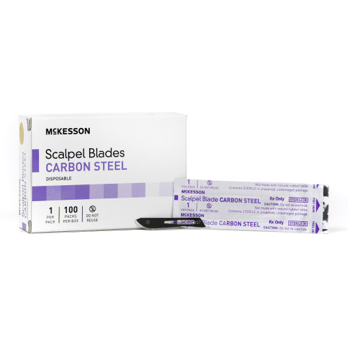 McKesson 16-63710 - Surgical Blade McKesson Brand Carbon Steel No. 10 Sterile