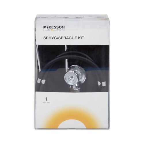 McKesson 775-641-11ANMM - Reusable Aneroid / Stethoscope Set McKesson Brand 23 to 33 cm Adult Cuff Dual Head Sprague Stethoscope Pocket Aneroid McKesson 775-641-11ANMM - Reusable Aneroid / Stethoscope Set McKesson Brand 23 to 33 cm Adult Cuff Dual Head Sprague Stethoscope Pocket Aneroid