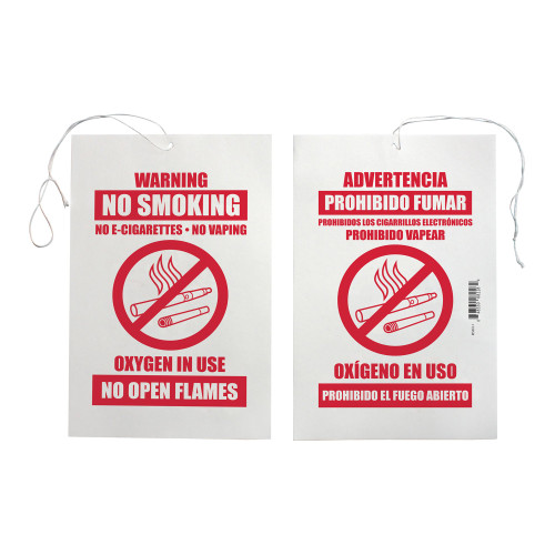Sunset Healthcare Solutions RES003 - Door / Wall Sign Caution Sunset Warning No Smoking Oxygen in Use
