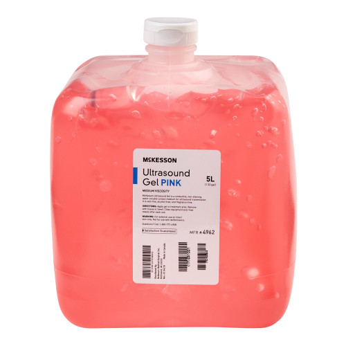 McKesson 4962 - Ultrasound Gel McKesson Medium Viscosity 5 Liter Jug NonSterile McKesson 4962 - Ultrasound Gel McKesson Medium Viscosity 5 Liter Jug NonSterile