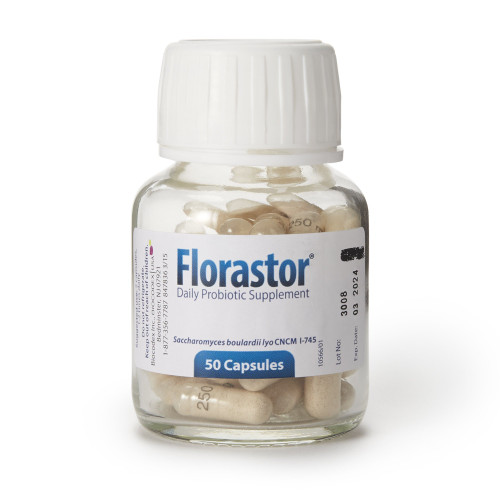 Biocodex 66825000201 - Probiotic Dietary Supplement Florastor® 50 per Bottle Capsule