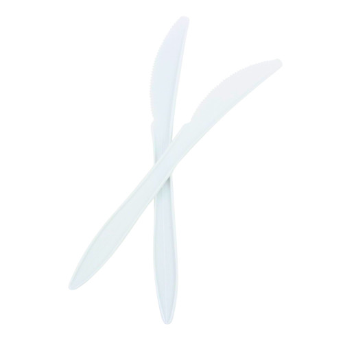 McKesson 16-4596 - Knife McKesson Medium Weight White Polypropylene McKesson 16-4596 - Knife McKesson Medium Weight White Polypropylene