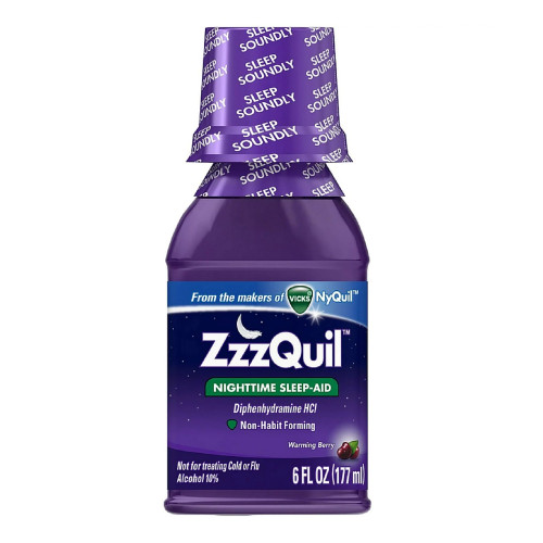 Procter & Gamble 32390001396 - Sleep Aid ZzzQuil™ 6 oz. Liquid 50 mg / 30 mL Strength Procter & Gamble 32390001396 - Sleep Aid ZzzQuil™ 6 oz. Liquid 50 mg / 30 mL Strength
