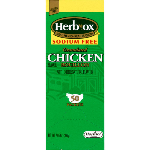 Lyons Magnus LLC 36087 - Instant Broth Herb-Ox® Sodium Free Chicken Flavor Liquid 8 oz. Individual Packet
