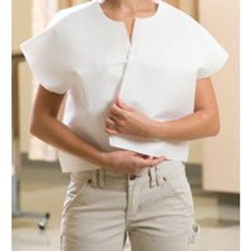 Graham Medical Products 70211N - Exam Cape White One Size Fits Most Front / Back Opening Without Closure Unisex Disposable Graham Medical Products 70211N - Exam Cape White One Size Fits Most Front / Back Opening Without Closure Unisex Disposable