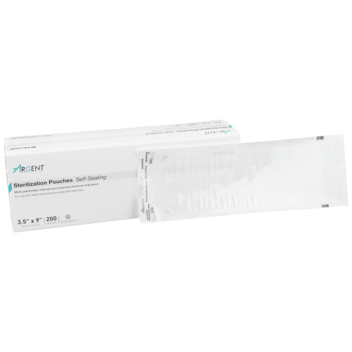 McKesson 73-SSP381 - Sterilization Pouch McKesson Argent™ Sure-Check® Ethylene Oxide (EO) Gas / Steam 3-1/2 X 9 Inch Transparent / Blue Self Seal Paper / Film McKesson 73-SSP381 - Sterilization Pouch McKesson Argent™ Sure-Check® Ethylene Oxide (EO) Gas / Steam 3-1/2 X 9 Inch Transparent / Blue Self Seal Paper / Film